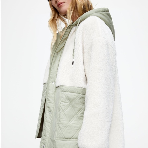 Zara Padded Fleece Jacket 